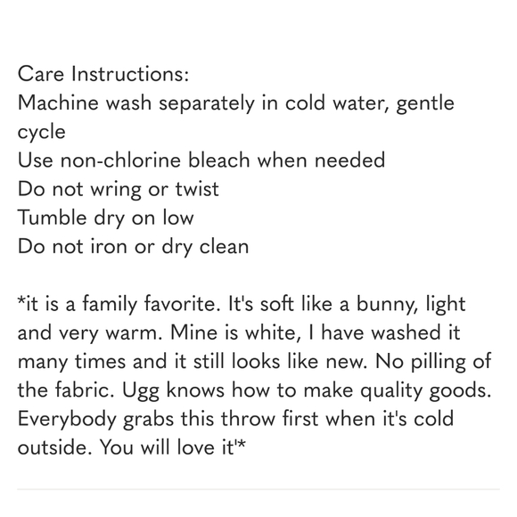 NWT UGG Duffield Throw 50" X 70" - Picture 4 of 4